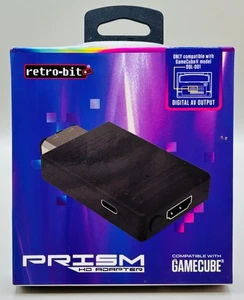 Retro-Bit Prism AV to HDMI Adaptor for GameCube Upscaling Tool FACTORY SEALED - Picture 1 of 7