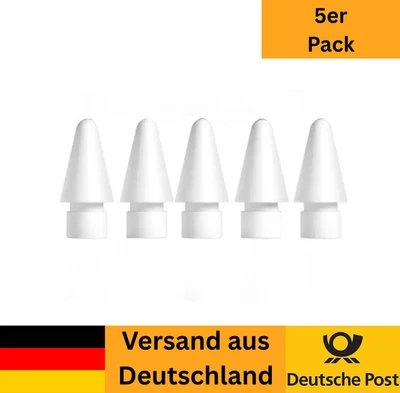 5 Stück Apple Pencil Ersatzspitzen Weiß Nibs Pen - Bild 1 von 4