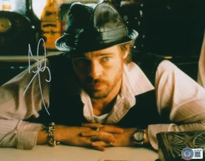 Brad Pitt Signed BAS COA Autographed 8X10 Snatch Photo Autograph Auto Beckett - Picture 1 of 3