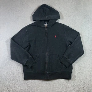 Polo Ralph Lauren hoodie sweater kids youth L dark Gray - Picture 1 of 17