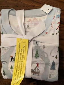 POTTERY BARN North Pole Cotton Adult Pajamas - Small - Open Box - Picture 1 of 3
