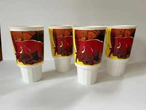 Set of 4 Chicago Bulls Championships/McDonalds 1997 Plastic Cups - Excellent - Picture 1 of 4
