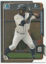 2015 BOWMAN CHROME DRAFT - PROSPECT - CHRISTIN STEWART