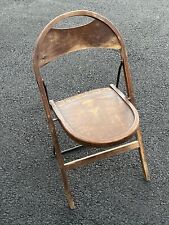 Glendale Camp Chair Company Wooden Seat 31 X 17 X 15 1925 Stakmore Folding VTG