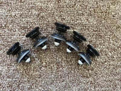 PANEL DE PUERTA DE LOTO CLIPS PARA MOLDURAS DE TARJETAS INTERIOR PLÁSTICO NEGRO PUNTA BLANCA PLÁSTICO Foto 1 de 4