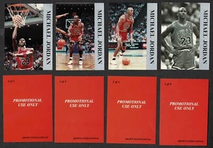 Juego de cuatro promocionales Krown Michael Jordan 1992, lámina de plata - Imagen 1 de 2