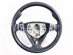 06-09 Saab 9-5 YS3E 3 Spoke Steering Wheel *84K MILES* Facelift OEM 07 08 - Picture 1 of 24