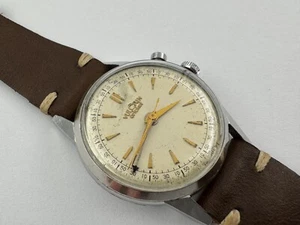 Vintage VULCAIN Cricket Ref. 303000 Manual Winding Alarm Cal 120 - 33.5 mm - Picture 1 of 21