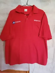 Camisa de trabajo de transporte WalGreens CPC para hombre talla XLPolo estilo - Imagen 1 de 11