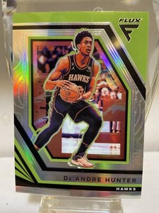 🔥🔥🔥2022-2023 Panini Flux De’Andre Hunter Silver Prizm Atlanta Hawks💥💥💥
