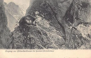 A130 Germany 1906 Eingang zur Hoellenthalklamm near Garmish vintage postcard - Picture 1 of 2
