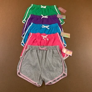 Dreamstar Girls Size Large (14) Multicolor Varsity Shorts 5 Pack NWT - Picture 1 of 5
