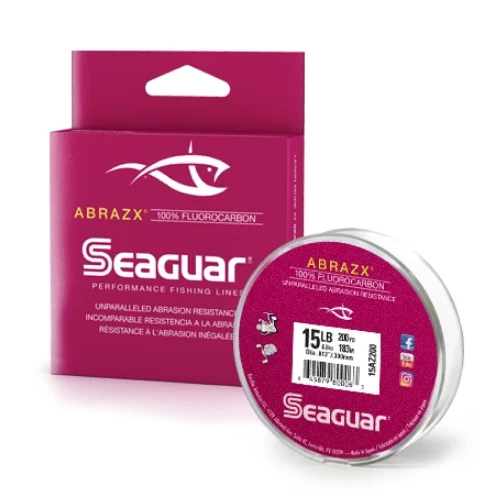 Seaguar Abrazx Fluorocarbon Clear Fishing Line 200Y Bass & Trout Fishing Line - Image 1 of 1