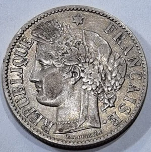 RARE **** 2 FRANCS CERES 1887 A **** TTB - Imagen 1 de 2