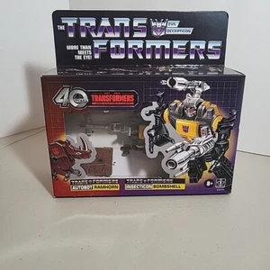 Transformers Retro Reissue 40th Anniversary Edition Bombshell/Ramhorn Figurenset - Bild 1 von 7