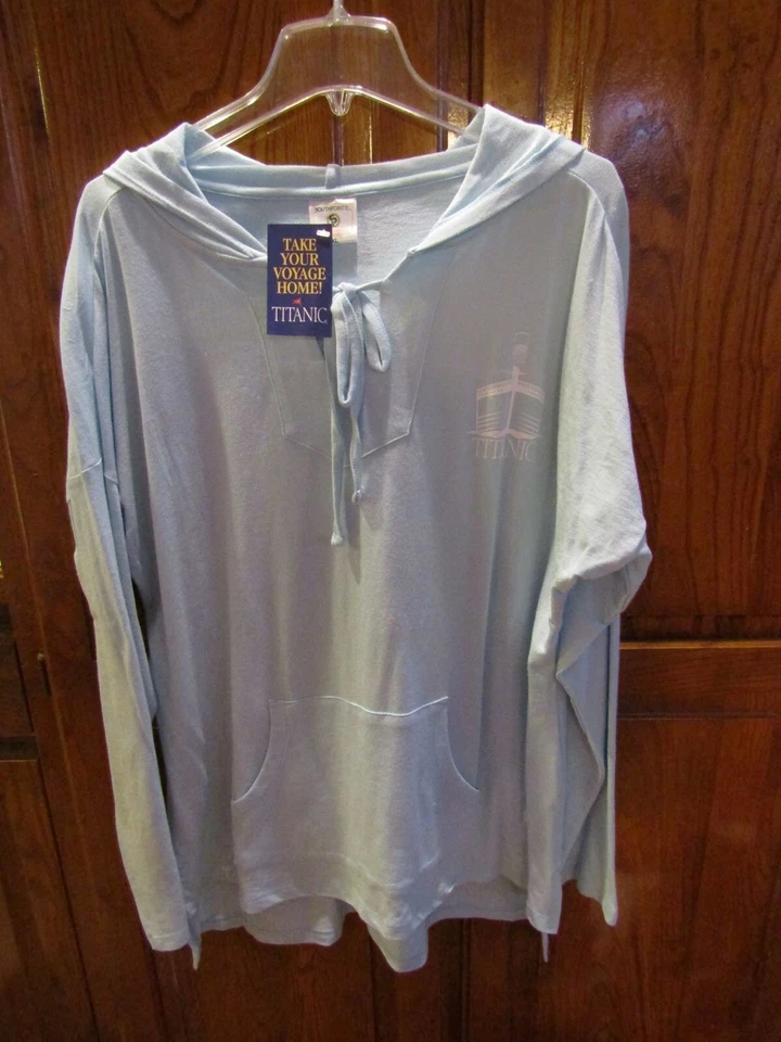 Sudadera con capucha para mujer Southpointe Pull Over 2XL color azul polvo, Titanic/barco Foto 1 de 4
