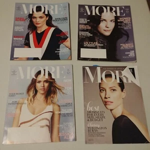 More Magazine Bundle Lot Alba Liv Weisz Turlington - Picture 1 of 1