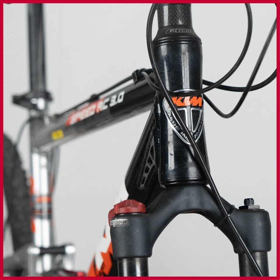 NOS KTM SPEED RC 3.0 SHIMANO LX XT 9s MTB ALUMINIUM VINTAGE MANITOU RADIUM RL - Image 1 of 4