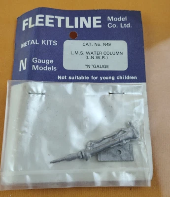 Fleetline Model Co No. N49 N Gauge LMS Water Column (LNWR) - Bagged - Image 1 of 3