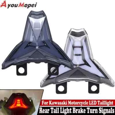Integrated LED Tail Light Turn Signal Smoke For Kawasaki Z1000 NINJA ZX-10R Z400 - Image 1 of 4