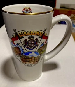 Monaco Porcelain Tall Coffee Mug 14 Fl Oz - Picture 1 of 1