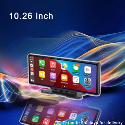 4K Car DVR Wireless 10.26''Dash Camera Carplay & Android Auto Touch Screen Radio - Image 1 of 4