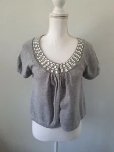 H&M Women's Grey Shrug Size 8 Casual - Picture 1 of 4