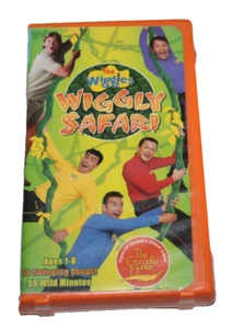 The Wiggles Wiggly Safari VHS 2002 Steve Irwin Crocodile Hunter - Foto 1 di 3