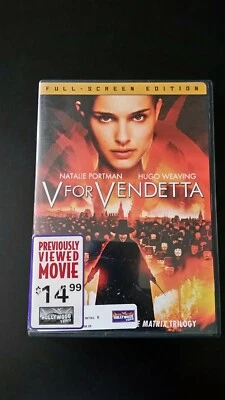 V for Vendetta (Full Screen DVD) Used DVD - Image 1 of 3