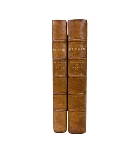 The Stones of Venice; 2 Volume near fine leather set, by John Ruskin, 1892 - Picture 1 of 13