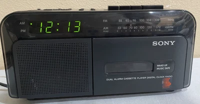 SONY ICF-C600 Dream машина AM/FM кассеты цифровые часы радио сигнализации (сумка с короткими ручками WWW) - Изображение 1 из 4