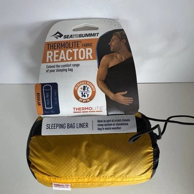 Sea To SUMMIT Thermolite Fabric Reactor Regular Sleeping Bag Liner New - Image 1 of 4