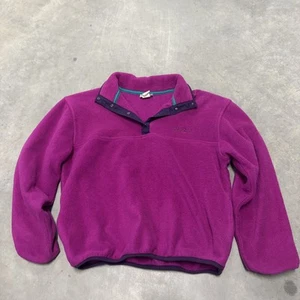 Vintage 90s Youth Large L.L.Bean Fleece Button Pullover Lot/Bundle of 3 Made USA - Picture 1 of 12