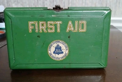 Metal BELL Systems Telephone Company First Aid Box - Image 1 of 4