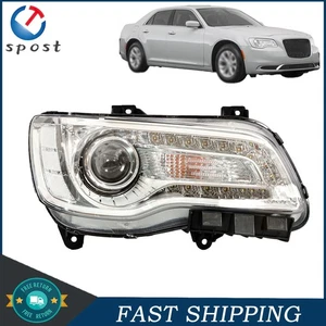 Right Halogen For Chrysler 300 2018-2022/Chrysler 300 C 2023 Headlight Assembly - Picture 1 of 15
