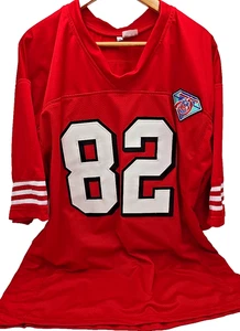John Taylor 82 San Francisco 49ers 75th Anniversary Football 2XL Jersey - Picture 1 of 11