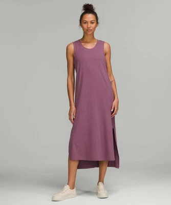 Maxi vestido sin mangas Lululemon All Yours para mujer talla 4 en ciruela vintage Foto 1 de 4