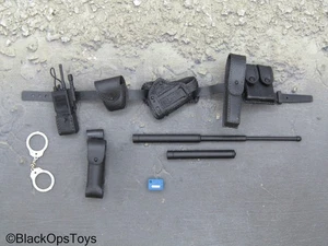 1/6 Scale Toy G4 Michael Chan Police FBI - Black Police Battle Belt Set Type 2 - Picture 1 of 4