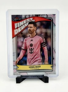2024 Topps Finest MLS Lionel Messi #FD-1 Finest Debuts Inter Miami CF - Picture 1 of 2