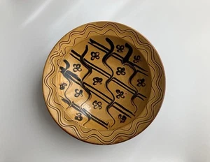 Plato de vajilla japonés horno Yumachi Fujina Ware raíces Mingei circa antiguo raro - Imagen 1 de 8