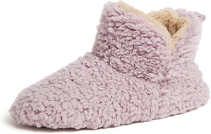 Women'S Chelsea Faux Fuzzy Sherpa Indoor House Bootie Slipper - Picture 1 of 12