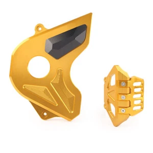 Vorderseite Kettenrad Kette Schutz Motordeckel Satz f¨¹r Honda CB650F 2014+ Gold - Photo 1/3