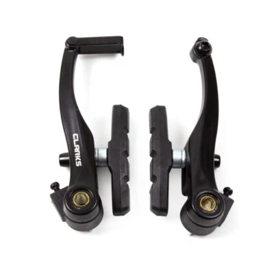 Clarks V-Brake Caliper – Front or Rear | Black Alloy | MTB Hybrid CLK-960DX - Image 1 of 4