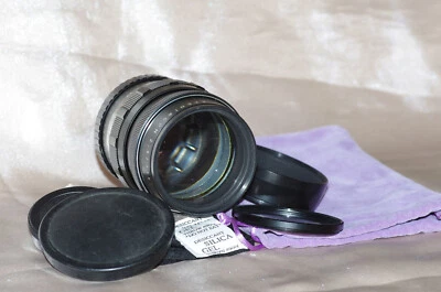 BOKEHS MONSTER objectif 135mm f2,8 PENTACON M42 bouchons-pare-soleil-housse TBE - Photo 1/4