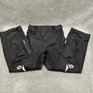SCOTT Sports Motorcycle Pants Mens 30 Black Adventure Moto Rugged Rockability - Picture 1 of 20