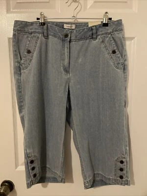 Van Heusen Clamdigger Pants NWT Denim Modern Fit Size 18 - Image 1 of 4