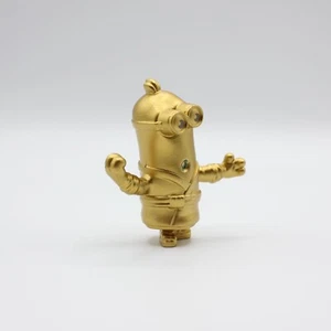2019 Golden Minion Despicable Me 2.75" Figure For McDonald's Cake Topper - Picture 1 of 8