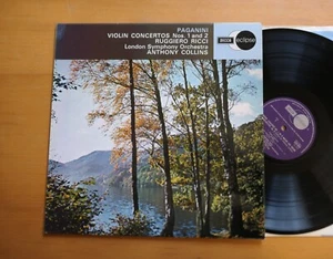 ECS 654 Ruggiero Ricci Paganini Violin Concertos 1 & 2 NEAR MINT Decca Eclipse - Bild 1 von 6