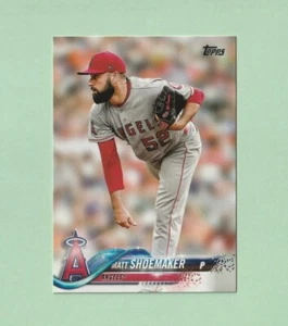 2018 Topps Series 1 MATT SHOEMAKER Base #162 Los Angeles Angels - Picture 1 of 2