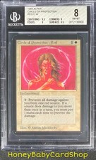 MTG Limited Edition Alpha 1993 Circle of Protection: Red BGS 8.0Q++ NM 93/94